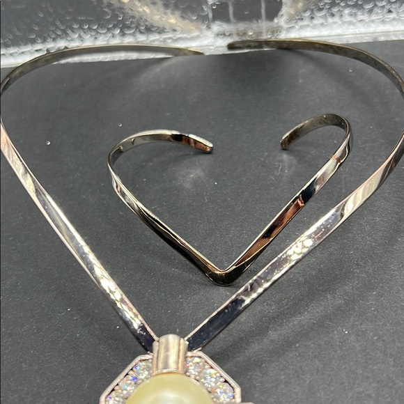 Vintage FM necklace and bracelet - Picture 3 of 8